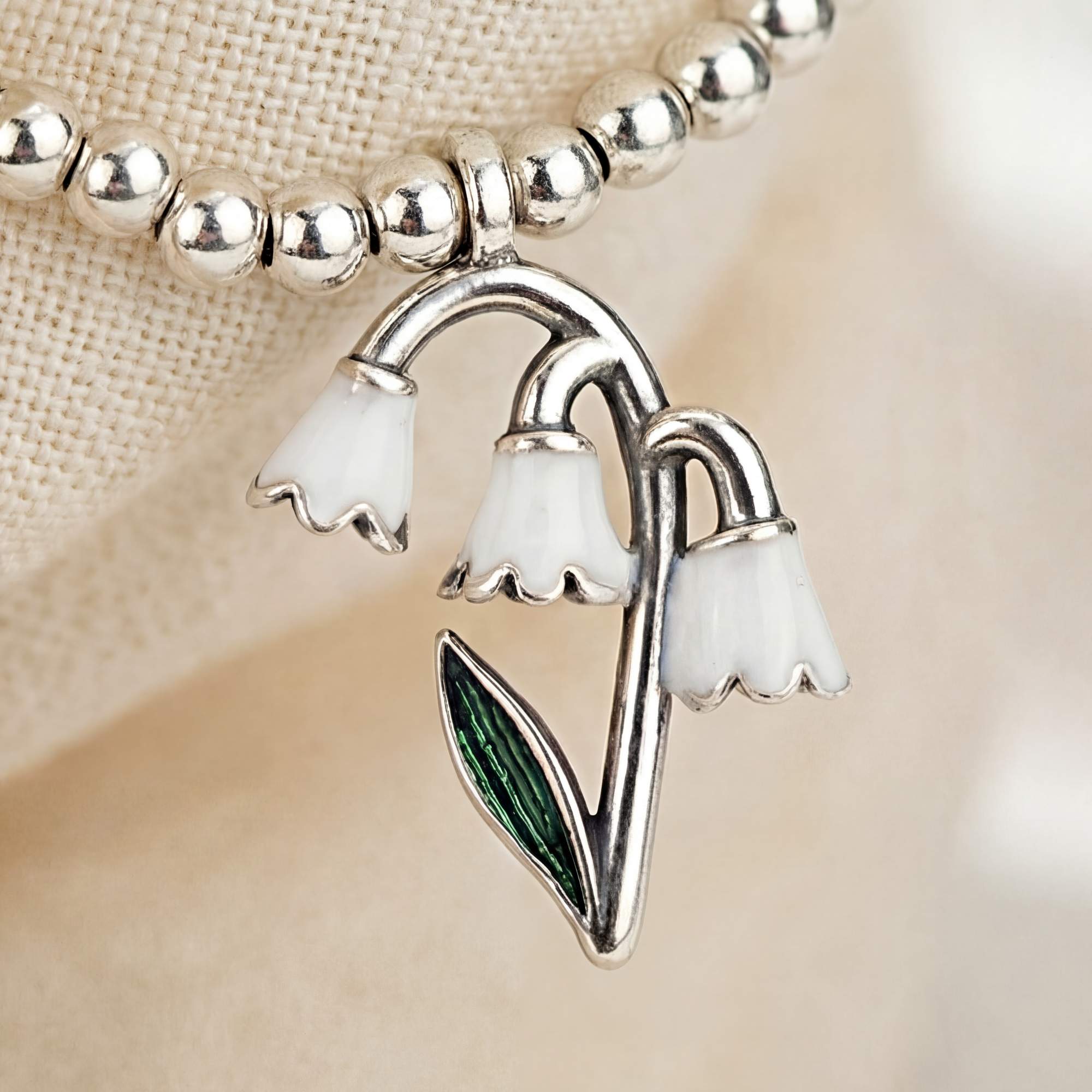 Sterling Silver Lily of the Valley Ring